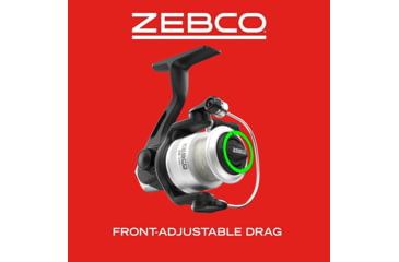 Image of Zebco 33 Micro Spinning Reel and Telescopic Rod Combo, Extendable 19in to 5ft Telescopic Pole w/ ComfortGrip Rod Handle, QuickSet Anti-Reverse Reel, Silver/Black, 33MS505ULTELA.FB4