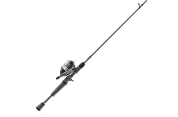 Image of Zebco Omega Pro Spincast Reel and Rod Combo, 6ft 2-PC IM6 Graphite Pole, Split MaxTac Grip Rod Handle, SZ 30 Reel, Pre-spooled w/ 10lb Zebco Line, Black, ZO30PRO602M.NS3
