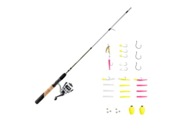 Image of Zebco Ready Tackle Trout 10sz 6 ft Spinning Combo w/Trout Magnet Tackle, 2 Pieces, Ultra Light, 21-44698