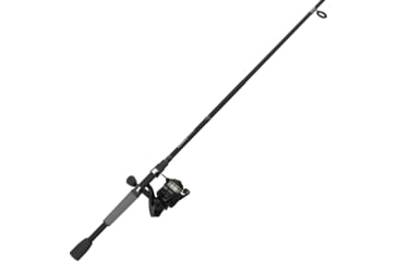 Image of Zebco Roam 20 Size Spinning Combo, 8 lb Line, w/2 Piece Medium Light Rod, Black, 6ft, ROAMBK20602ML.NS3