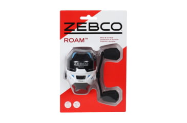 Image of Zebco Roam Spincast Reel, SZ 30 Reel, Changeable Right or LH Retrieve, Pre-Spooled w/ 10lb Zebco Fishing Line, Stainless Steel Front Cover, Blue, Clam Pack, ROAMBL.SC3