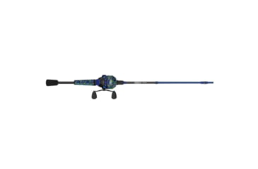 Image of Zebco Roam Spincast Reel and Rod Combo, 6ft 2-PC Fiberglass Pole, ComfortGrip Handle, QuickSet Anti-Reverse Reel, Pre-Spooled w/ 10lb Zebco Line, Blue/Green, ROAMBG3602M.NS3