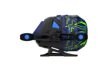 Image of Zebco Roam Spincast Reel and Rod Combo, 6ft 2-PC Fiberglass Pole, ComfortGrip Handle, QuickSet Anti-Reverse Reel, Pre-Spooled w/ 10lb Zebco Line, Blue/Green, ROAMBG3602M.NS3