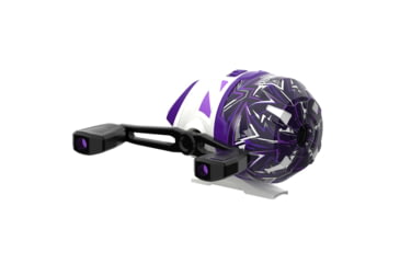 Image of Zebco Roam Spincast Reel and Rod Combo, 6ft 2-PC Fiberglass Pole, ComfortGrip Handle, QuickSet Anti-Reverse Reel, Pre-Spooled w/ 10lb Zebco Line, Purple, ROAMPR3602M.NS3