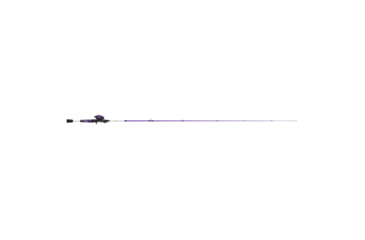 Image of Zebco Roam Baitcast Reel and Rod Combo, 6ft 6in 2-PC Fiberglass Pole w/ Split-Grip MaxTac Handle, Lightweight Graphite Frame, RH Retrieve, Purple, ROAMPR100662MH.NS3