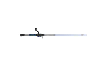 Image of Zebco Roam Spinning Reel and Rod Combo, 6ft 6in 2-PC Fiberglass Pole, Split ComfortGrip Handle, Soft-Touch Handle Knob, SZ 30 Reel, Blue/Green, ROAMBG30662M.NS3