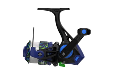 Image of Zebco Roam Spinning Reel and Rod Combo, 6ft 6in 2-PC Fiberglass Pole, Split ComfortGrip Handle, Soft-Touch Handle Knob, SZ 30 Reel, Blue/Green, ROAMBG30662M.NS3