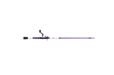 Image of Zebco Roam Spinning Reel and Rod Combo, 6ft 6in 2-PC Fiberglass Pole, Split ComfortGrip Handle, Soft-Touch Handle Knob, SZ 30 Reel, Purple, ROAMPR30662M.NS3