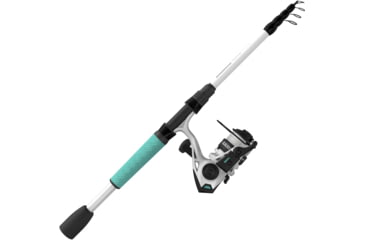 Image of Zebco Roam Tele Size 20 Spinning Combo, 8 lb Line, 6ft Rod, Comfort Grip, Seafoam, ROAMSF20605M.FB4