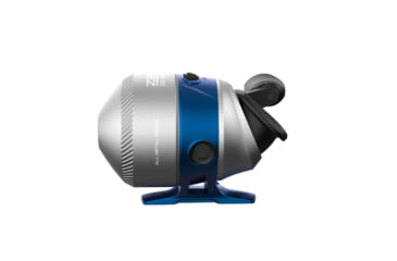 Image of Zebco Salt Fisher 33 Spincast Reel and Rod Combo, 6ft 6in 2-PC Medium-Heavy, Moderate-Fast Fiberglass Rod, Interchangeable Retrieve, 12lb Line, Blue/Silver, SF33N662MH.NS3