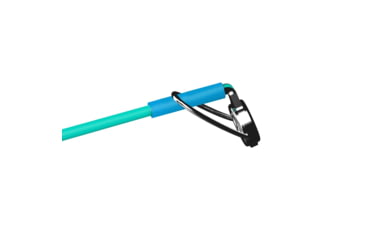 Image of Zebco Spyn 40 Salt Fisher Spinning Reel and Rod Combo, 6ft 6in 2-PC Telescopic Rod, Med-Heavy, Mod-Fast, SZ 40 Reel, 7-PC Strike King Tackle Kit, Blue/Green, SPYN40SK662MH.FB4