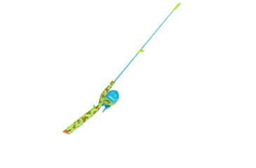 Image of Zebco Youth Scooby Doo Floating Spincast Reel and Rod Combo, 29in Fiberglass Rod, Light, Moderate, SZ 20 Reel, RH Retrieve, Pre-Spooled w/ 6lb Line, Green, YFCSCOOBYDOO.FB6