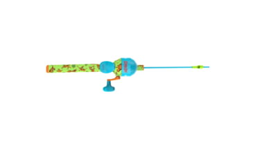 Image of Zebco Youth Scooby Doo Floating Spincast Reel and Rod Combo, 29in Fiberglass Rod, Light, Moderate, SZ 20 Reel, RH Retrieve, Pre-Spooled w/ 6lb Line, Green, YFCSCOOBYDOO.FB6