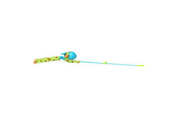 Image of Zebco Youth Scooby Doo Floating Spincast Reel and Rod Combo, 29in Fiberglass Rod, Light, Moderate, SZ 20 Reel, RH Retrieve, Pre-Spooled w/ 6lb Line, Green, YFCSCOOBYDOO.FB6