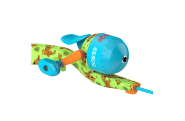Image of Zebco Youth Scooby Doo Floating Spincast Reel and Rod Combo, 29in Fiberglass Rod, Light, Moderate, SZ 20 Reel, RH Retrieve, Pre-Spooled w/ 6lb Line, Green, YFCSCOOBYDOO.FB6