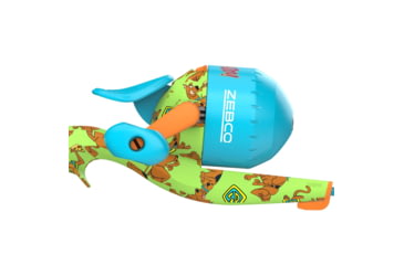 Image of Zebco Youth Scooby Doo Floating Spincast Reel and Rod Combo, 29in Fiberglass Rod, Light, Moderate, SZ 20 Reel, RH Retrieve, Pre-Spooled w/ 6lb Line, Green, YFCSCOOBYDOO.FB6
