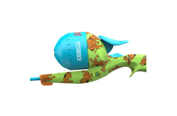 Image of Zebco Youth Scooby Doo Floating Spincast Reel and Rod Combo, 29in Fiberglass Rod, Light, Moderate, SZ 20 Reel, RH Retrieve, Pre-Spooled w/ 6lb Line, Green, YFCSCOOBYDOO.FB6