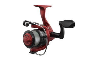 Image of Zebco Slingshot Spinning Reel and Rod Combo, 5ft 6in 2-PC Pole, SZ 20 Reel, Changeable Righ/Left Retrieve, Pre-Spooled w/ 8lb Zebco Cajun Line, Red, SLSPRD562MLA.NS4