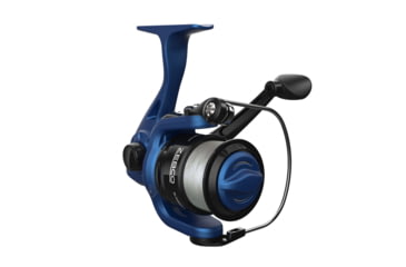 Image of Zebco Slingshot Spinning Reel and Rod Combo, 6ft 2-PC Pole, SZ 20 Reel, Changeable Righ/Left Retrieve, Pre-Spooled w/ 8lb Zebco Cajun Line, Blue, SLSPBL602ML.NS4