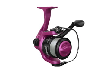 Image of Zebco Slingshot Spinning Reel and Rod Combo, 6ft 2-PC Pole, SZ 20 Reel, Changeable Righ/Left Retrieve, Pre-Spooled w/ 8lb Zebco Cajun Line, Purple, SLSPPL602ML.NS4