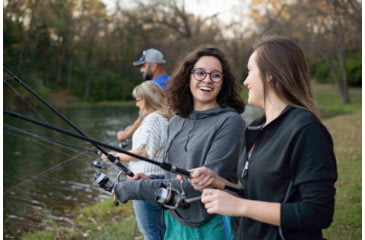 Image of Zebco Spyn Spinning Combo 2 Piece Ml Cork/Fiberglass, Size 10, 4.3-1 Ratio, 3Bb w/ 6# Line, 6ft, SPYN10602ML.NS3