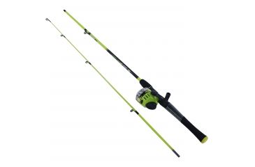 Image of Zebco SPLASH GREEN 6' 2PC MED SC COMBOw/10# SPLGRSC602M.10.NS4