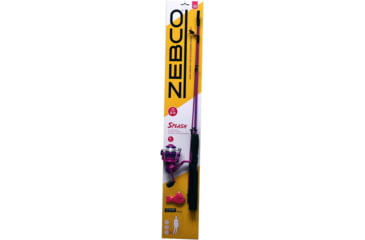 Image of Lew's Custom Lite Spinning Rod, 6ft 10in 1-PC HM85 Graphite Rod, Medium-Heavy  w/ Fast, Stainless Steel Guides w/ Titanium Oxide Inserts, Split-Grip Handle, Black, CLTSPS