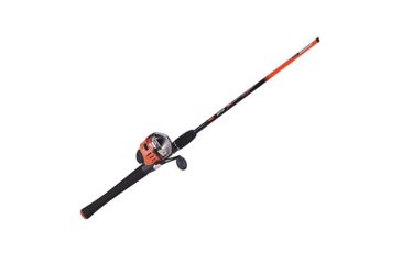 Image of Zebco SPLASH ORANGE 6' 2PC MED SC COMBOw/10# SPLORSC602M.10.NS4