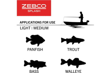 Image of Zebco Splash Spincast Combo, 2 Piece, 6 ft, Purple, SPLPRSC602MB.NS4