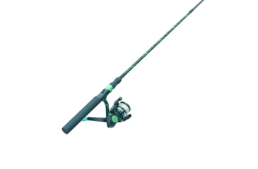 Image of Zebco Splash Spinning Reel and Rod Combo, 6ft 2-PC Fiberglass Rod, Medium-Light, Moderate, SZ 20 Reel, 5.2-1 Ratio, 2-Bearings, All Metal Gears, Grunge Green, SPLGRG20602ML.NS4