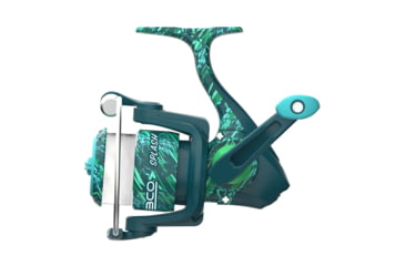 Image of Zebco Splash Spinning Reel and Rod Combo, 6ft 2-PC Fiberglass Rod, Medium-Light, Moderate, SZ 20 Reel, 5.2-1 Ratio, 2-Bearings, All Metal Gears, Grunge Green, SPLGRG20602ML.NS4