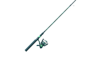 Image of Zebco Splash Spinning Reel and Rod Combo, 6ft 2-PC Fiberglass Rod, Medium-Light, Moderate, SZ 20 Reel, 5.2-1 Ratio, 2-Bearings, All Metal Gears, Grunge Green, SPLGRG20602ML.NS4