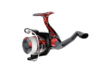 Image of Zebco Splash Spinning Reel and Rod Combo, 6ft 2-PC Fiberglass Rod, Medium-Light, Moderate, SZ 20 Reel, 5.2-1 Ratio, 2-Bearings, All Metal Gears, Z-Splash Red, SPLZFR20602ML.NS4