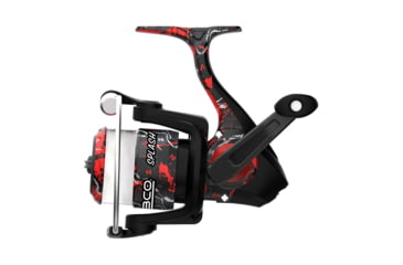 Image of Zebco Splash Spinning Reel and Rod Combo, 6ft 2-PC Fiberglass Rod, Medium-Light, Moderate, SZ 20 Reel, 5.2-1 Ratio, 2-Bearings, All Metal Gears, Z-Splash Red, SPLZFR20602ML.NS4