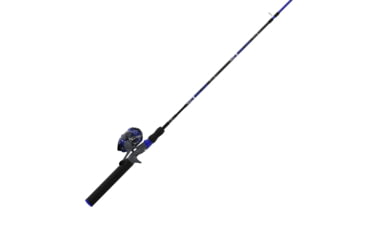 Image of Zebco Splash Spincast Reel and Rod Combo, 6ft 1-PC Fiberglass Rod, Medium, Moderate, SZ 20 Reel, Ball Bearing System, All Metal Gears, Z-Splash Blue, SPLZFBSC602M.NS4