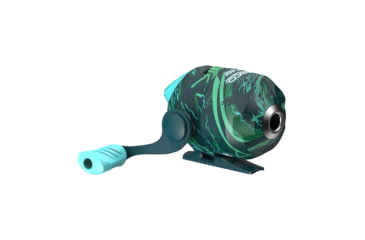 Image of Zebco Splash Spincast Reel and Rod Combo, 6ft 2-PC Fiberglass Rod, Medium, Moderate, SZ 20 Reel, Ball Bearing System, All Metal Gears, Grunge Green, SPLGRGSC602M.NS4