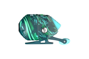 Image of Zebco Splash Spincast Reel and Rod Combo, 6ft 2-PC Fiberglass Rod, Medium, Moderate, SZ 20 Reel, Ball Bearing System, All Metal Gears, Grunge Green, SPLGRGSC602M.NS4