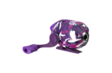 Image of Zebco Splash Spincast Reel and Rod Combo, 6ft 1-PC Fiberglass Rod, Medium, Moderate, SZ 20 Reel, Ball Bearing System, All Metal Gears, Tidepool Purple, SPLTPPSC602M.NS4