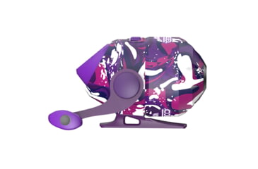 Image of Zebco Splash Spincast Reel and Rod Combo, 6ft 1-PC Fiberglass Rod, Medium, Moderate, SZ 20 Reel, Ball Bearing System, All Metal Gears, Tidepool Purple, SPLTPPSC602M.NS4
