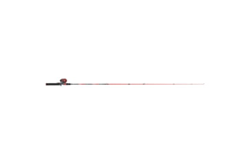 Image of Zebco Splash Spincast Reel and Rod Combo, 6ft 1-PC Fiberglass Rod, Medium, Moderate, SZ 20 Reel, Ball Bearing System, All Metal Gears, Z-Splash Red, SPLZFRSC602M.NS4