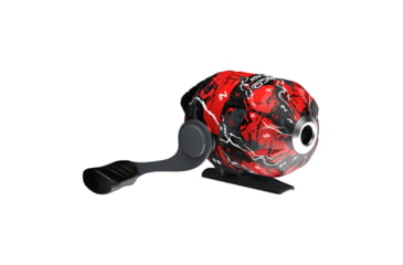 Image of Zebco Splash Spincast Reel and Rod Combo, 6ft 1-PC Fiberglass Rod, Medium, Moderate, SZ 20 Reel, Ball Bearing System, All Metal Gears, Z-Splash Red, SPLZFRSC602M.NS4