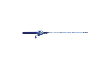 Image of Zebco Splash Spincast Reel and Rod Combo, 6ft 1-PC Fiberglass Rod, Medium, Moderate, SZ 20 Reel, Ball Bearing System, All Metal Gears, Tidepool Blue, SPLTPBSC602M.NS4