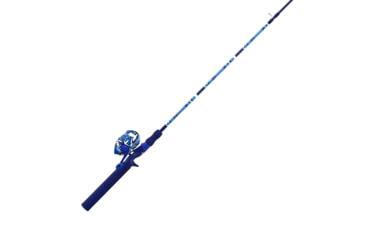 Image of Zebco Splash Spincast Reel and Rod Combo, 6ft 1-PC Fiberglass Rod, Medium, Moderate, SZ 20 Reel, Ball Bearing System, All Metal Gears, Tidepool Blue, SPLTPBSC602M.NS4