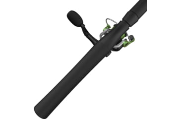 Image of Zebco Stinger Spinning Reel and Rod Combo, 5ft 6in 2-PC Fiberglass Pole, EVA Rod Handle, SZ 10 Reel, Changeable Righ/Left Retrieve, Silver/Black, SSP10562LA.NS3