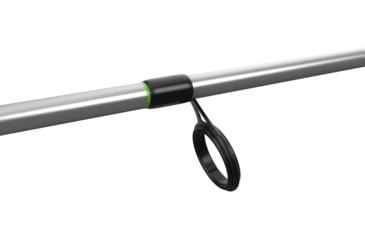 Image of Zebco Stinger Spinning Reel and Rod Combo, 7ft 2-PC Fiberglass Pole, EVA Rod Handle, SZ 30 Reel, Changeable Righ/Left Retrieve, Built-In Hook Keeper, Silver/Black, SSP30702MA.NS3