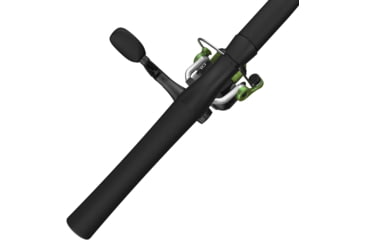 Image of Zebco Stinger Spinning Reel and Rod Combo, 7ft 2-PC Fiberglass Pole, EVA Rod Handle, SZ 40 Reel, Changeable Righ/Left Retrieve, Built-In Hook Keeper, Silver/Black, SSP40702MA.NS3