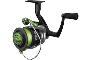 Image of Zebco Stinger Spinning Reel and Rod Combo, 6ft 6in 2-PC Fiberglass Pole, EVA Rod Handle, SZ 20 Reel, Changeable Righ/Left Retrieve, Silver/Black, SSP20662MA.NS3