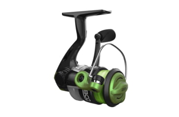 Image of Zebco Stinger Spinning Reel and Rod Combo, 4ft 6in 2-PC Fiberglass Pole, EVA Rod Handle, SZ 10 Reel, Changeable Righ/Left Retrieve, Silver/Black, SSP10462ULA.NS3