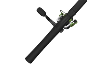 Image of Zebco Stinger Spinning Reel and Rod Combo, 6ft 6in 2-PC Fiberglass Pole, EVA Rod Handle, SZ 30 Reel, Changeable Righ/Left Retrieve, Silver/Black, SSP30662MA.NS3