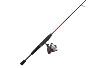Image of Zebco Verge Spinning Reel and Rod Combo, 5ft 2-PC Pole, SZ 05 Reel, Changeable Righ/Left Retrieve, Pre-Spooled w/ 4lb Zebco Line, Black, VERGE05502UL.NS3